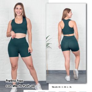 Conjunto de licras Suplex top y short